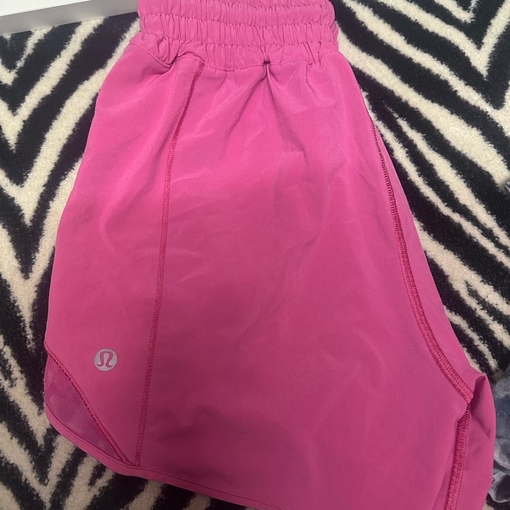lululemon athletica Vibrant Pink Athletic Shorts